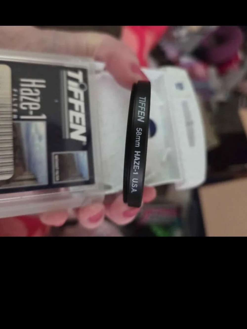 Haze-1 58mm Clear Camera Lens Filter